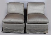 PAIR OF CONTEMPORARY UPHOLSTER