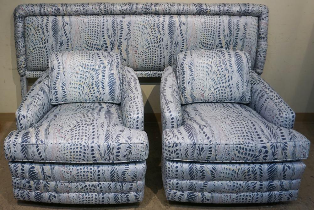 PAIR OF CONTEMPORARY UPHOLSTERED