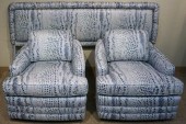 PAIR OF CONTEMPORARY UPHOLSTER