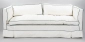 PAIR OF CONTEMPORARY WHITE UPH