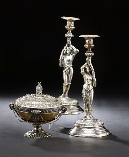Pair of Continental .800 Silver