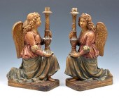 PAIR OF CONTINENTAL ALABASTER