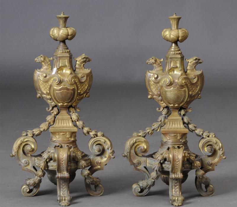 PAIR OF CONTINENTAL BAROQUE STYLE