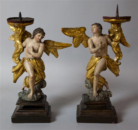 PAIR OF CONTINENTAL BAROQUE STYLE