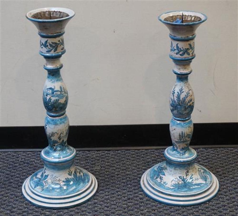 PAIR OF CONTINENTAL BLUE AND