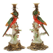 PAIR OF CONTINENTAL BRASS MOUN