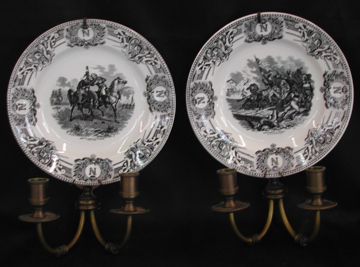 Pair of Continental Brass Two-Light