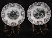 Pair of Continental Brass Two-