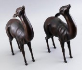 PAIR OF CONTINENTAL BRONZE DEE