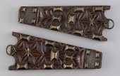 PAIR OF CONTINENTAL BRONZE-MOU