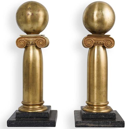 PAIR OF CONTINENTAL BRONZE