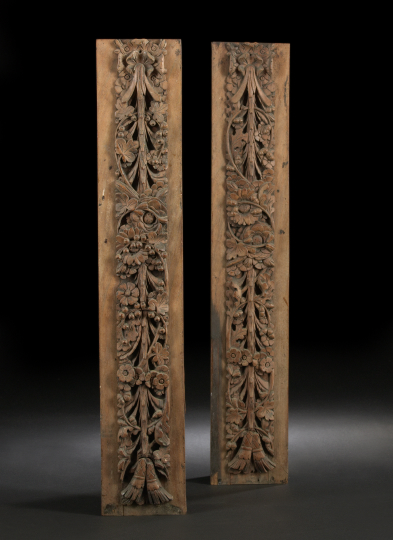 Pair of Continental Carved