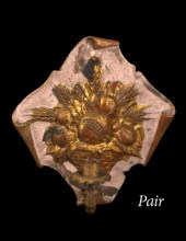 Pair of Continental Carved, Bl