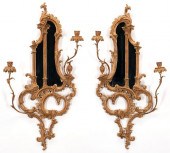 PAIR OF CONTINENTAL CARVED GIL