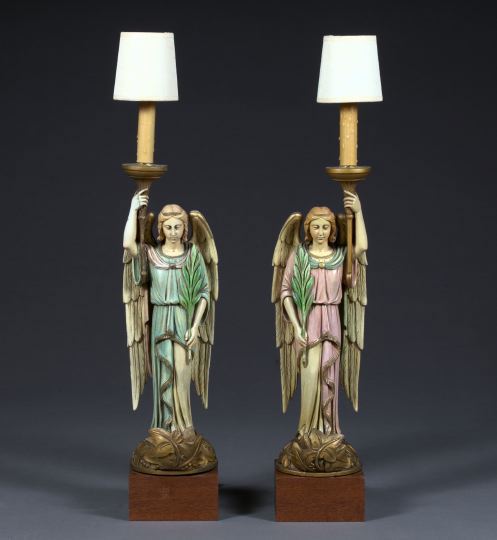 Pair of Continental Carved,