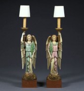 Pair of Continental Carved, Po