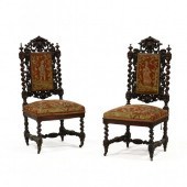 PAIR OF CONTINENTAL CARVED WAL