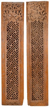 PAIR OF CONTINENTAL CARVED WOO