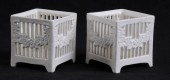PAIR OF CONTINENTAL CREAM-COLO