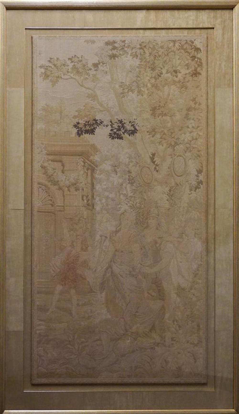 PAIR OF CONTINENTAL EMBOSSED
