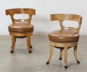 PAIR OF CONTINENTAL FRUITWOOD