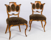 PAIR OF CONTINENTAL FRUITWOOD