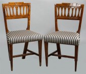 PAIR OF CONTINENTAL FRUITWOOD