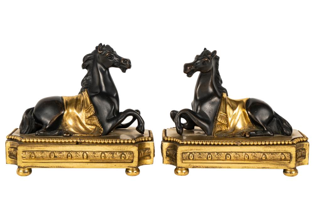 PAIR OF CONTINENTAL GILT AND