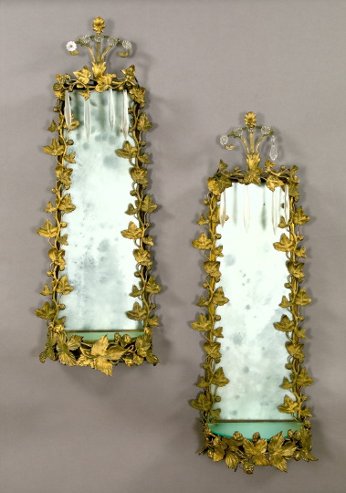 Pair of Continental Gilt-Brass