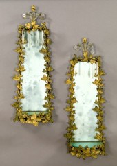Pair of Continental Gilt-Brass