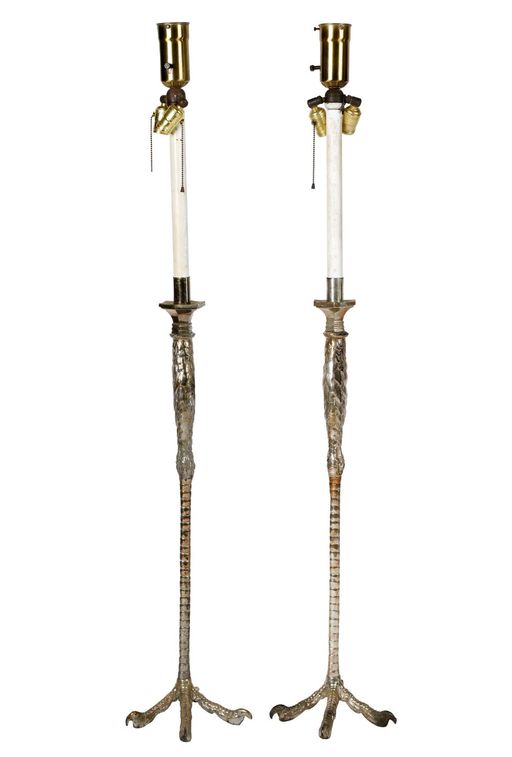 PAIR OF CONTINENTAL GILT BRONZE