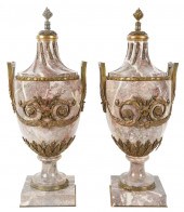 PAIR OF CONTINENTAL GILT BRONZ