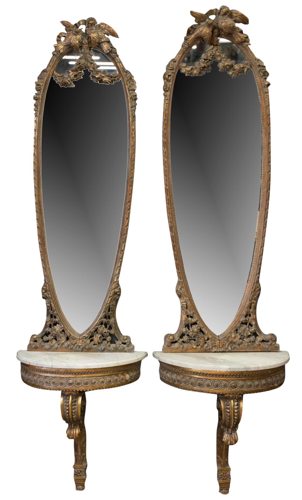 PAIR OF CONTINENTAL GILTWOOD