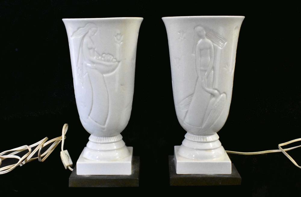 PAIR OF CONTINENTAL INCISED