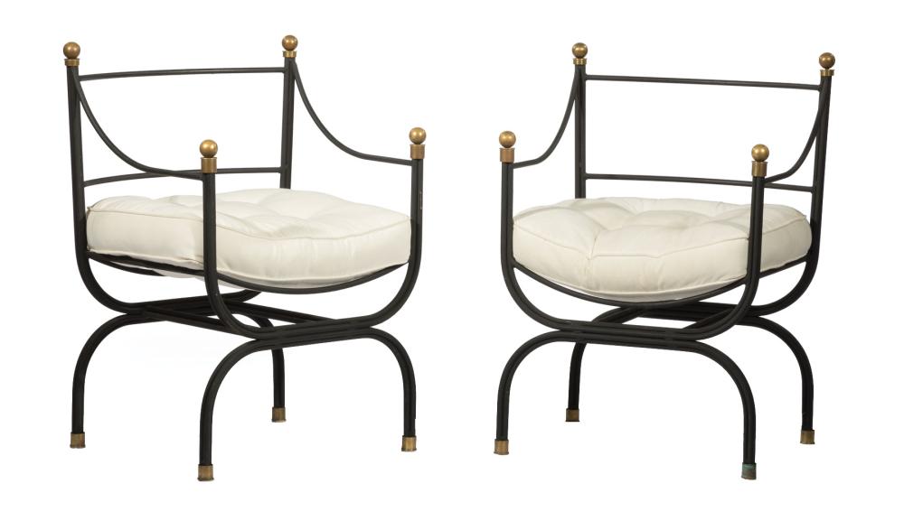 PAIR OF CONTINENTAL IRON AND