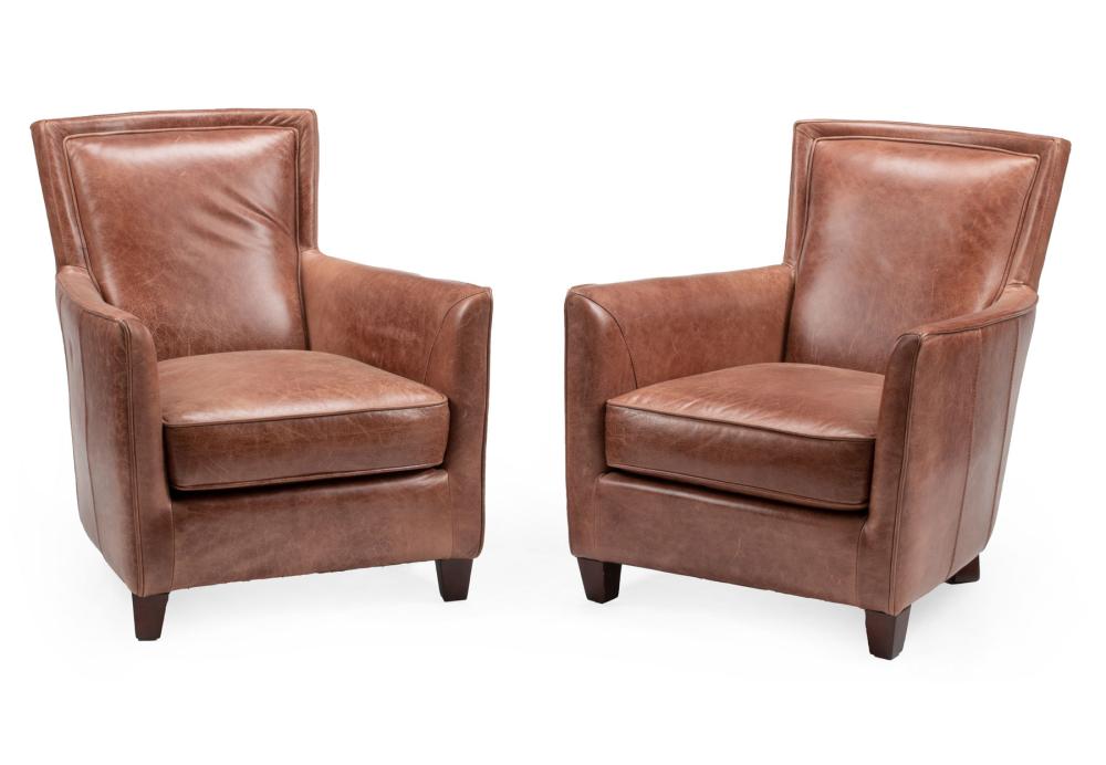 PAIR OF CONTINENTAL LEATHER CLUB