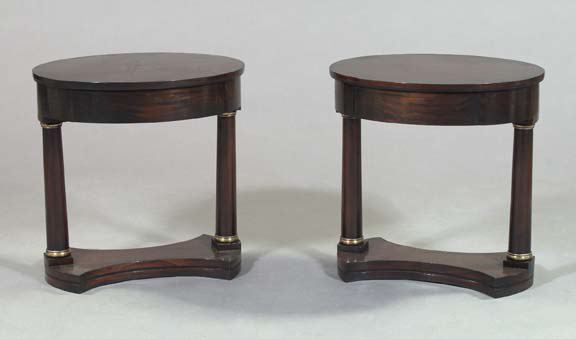 Pair of Continental Mahogany