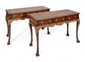 PAIR OF CONTINENTAL MARQUETRY