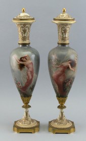 PAIR OF CONTINENTAL ORMOLU-MOU