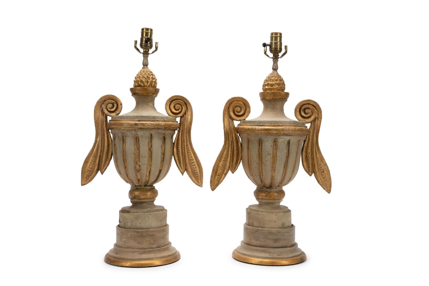 PAIR OF CONTINENTAL PAINTED