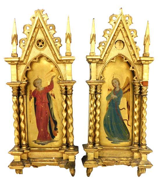 PAIR OF CONTINENTAL PAINTINGS ON