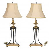 PAIR OF CONTINENTAL PATINATED