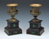 PAIR OF CONTINENTAL PATINATED