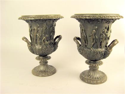 Pair of Continental patinated