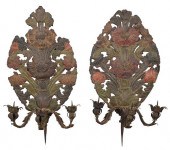PAIR OF CONTINENTAL POLYCHROME