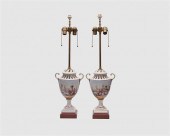 PAIR OF CONTINENTAL PORCELAIN