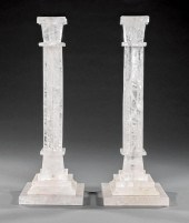 PAIR OF CONTINENTAL ROCK CRYST