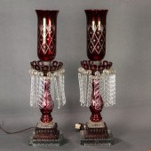 PAIR OF CONTINENTAL RUBY FLASH