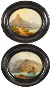 Pair of Continental School Lan