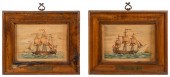PAIR OF CONTINENTAL SHIP PORTR